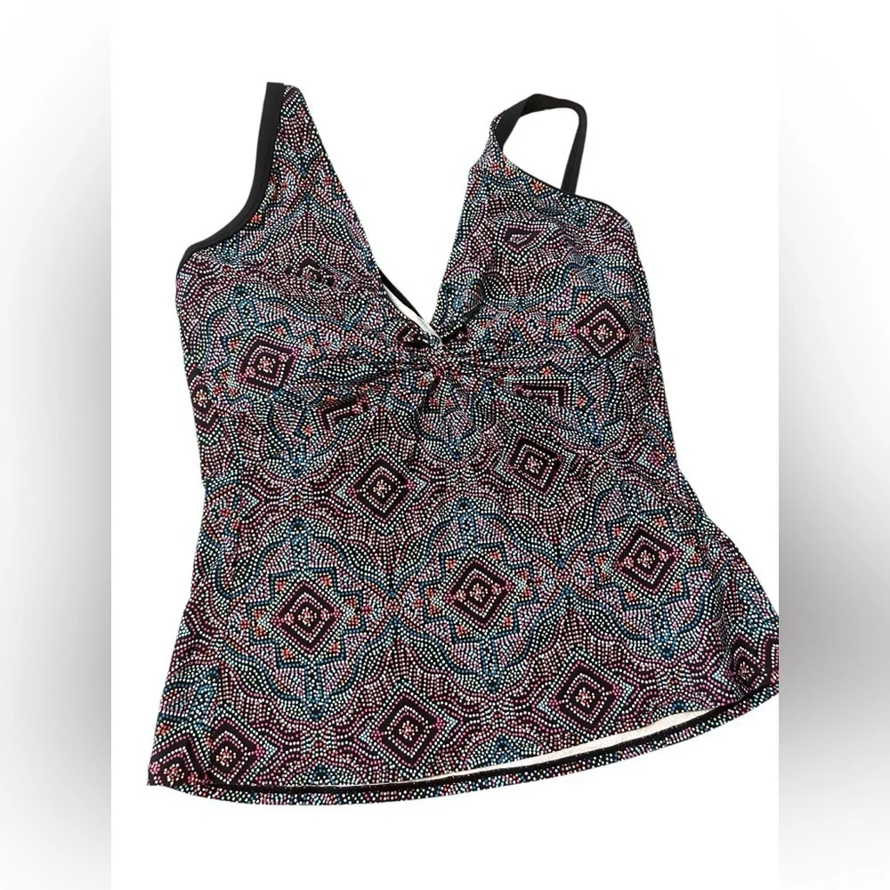 Sunsets ZANZIBAR Underwire Tankini and Swim Bottoms Sz 36DD and Sz L Bottom
